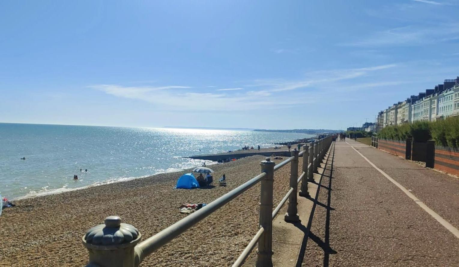 Stunning Seafront Flat,St Leonards St Leonards-on-Sea Exterior foto